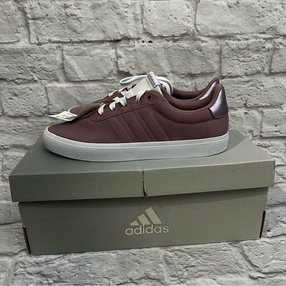 Adidas Vulc Raid3R Sneaker Skate Shoe Magic Mauve Suede Athletic 7.5 NEW - Picture 1 of 11